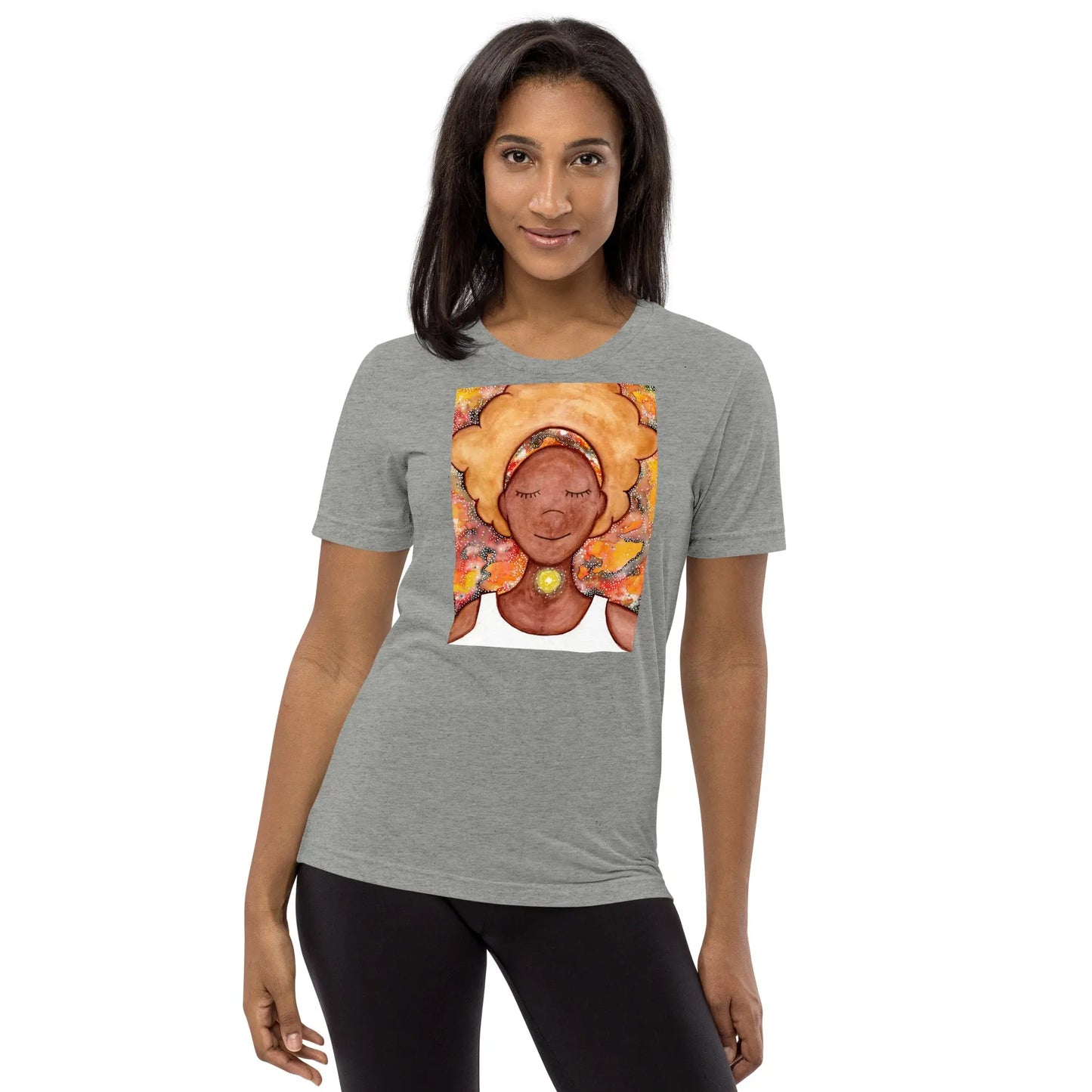 Unisex Tri-Blend T-shirt (the throat chakra)