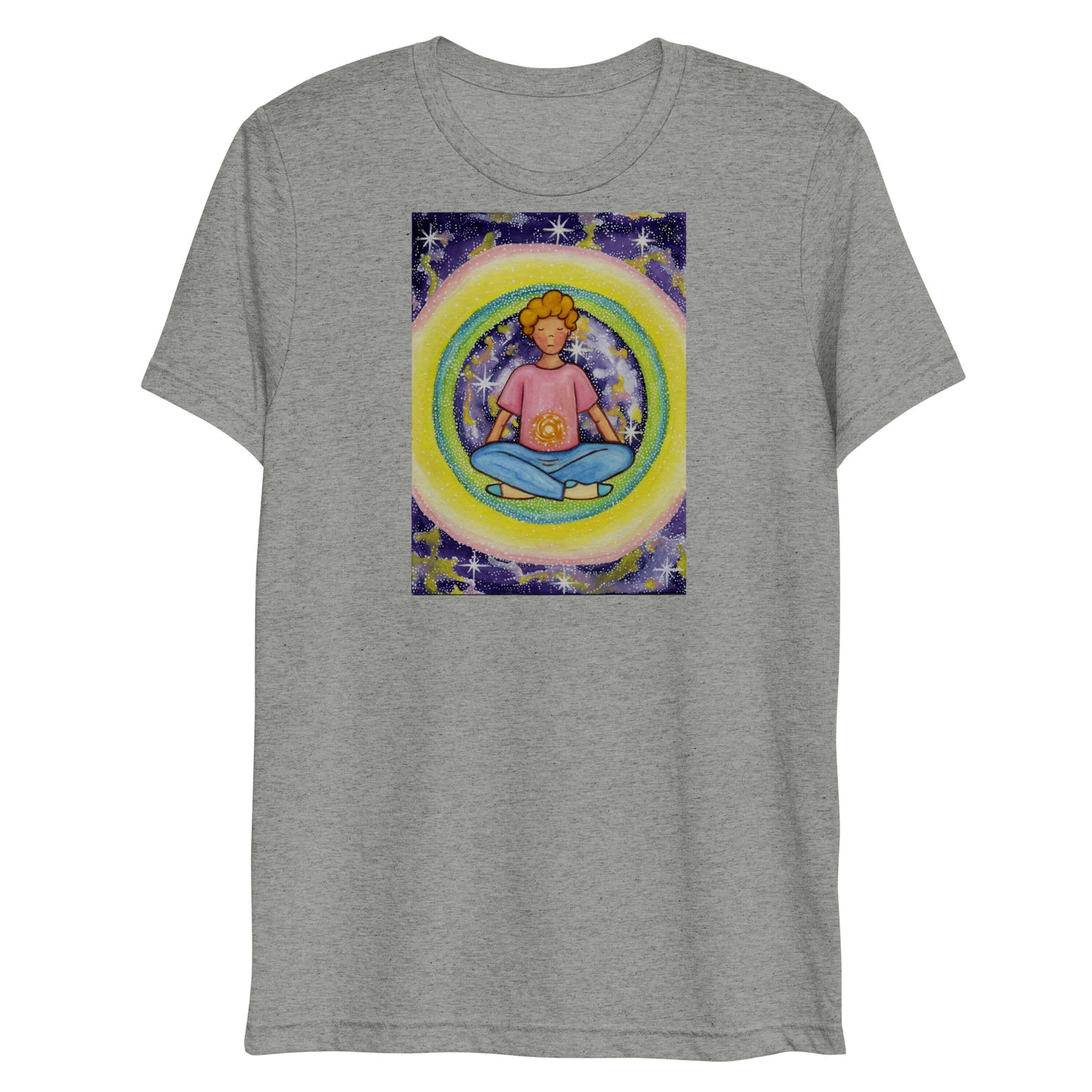 Unisex Tri-Blend T-Shirt (the solar plexus chakra)