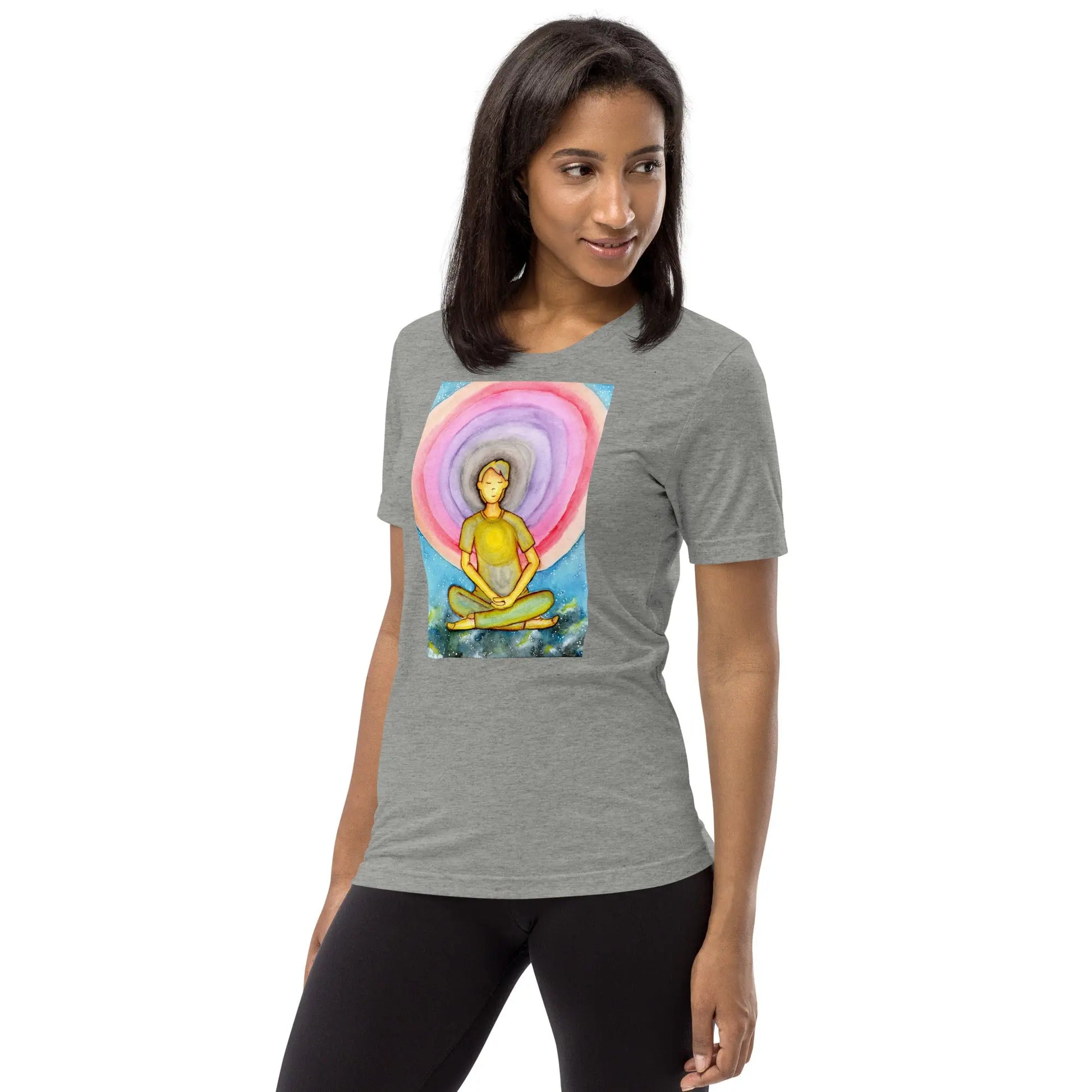 Unisex Tri-Blend T-shirt (the opening of the heart chakra)