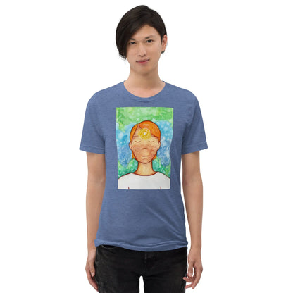 Unisex Tri-Blend T-shirt (the brow chakra)