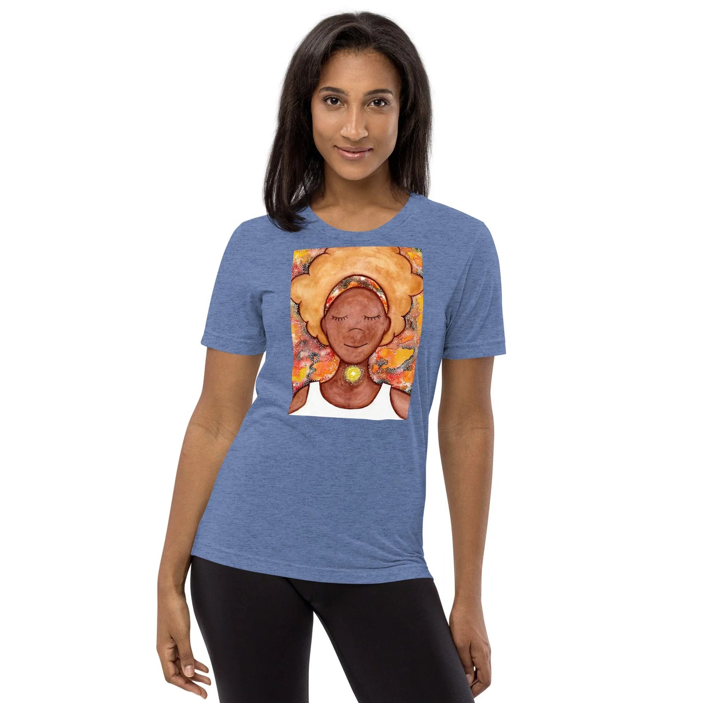 Unisex Tri-Blend T-shirt (the throat chakra)