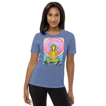 Unisex Tri-Blend T-shirt (the opening of the heart chakra)