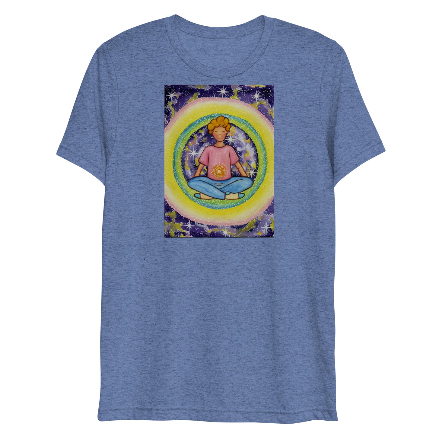 Unisex Tri-Blend T-Shirt (the solar plexus chakra)