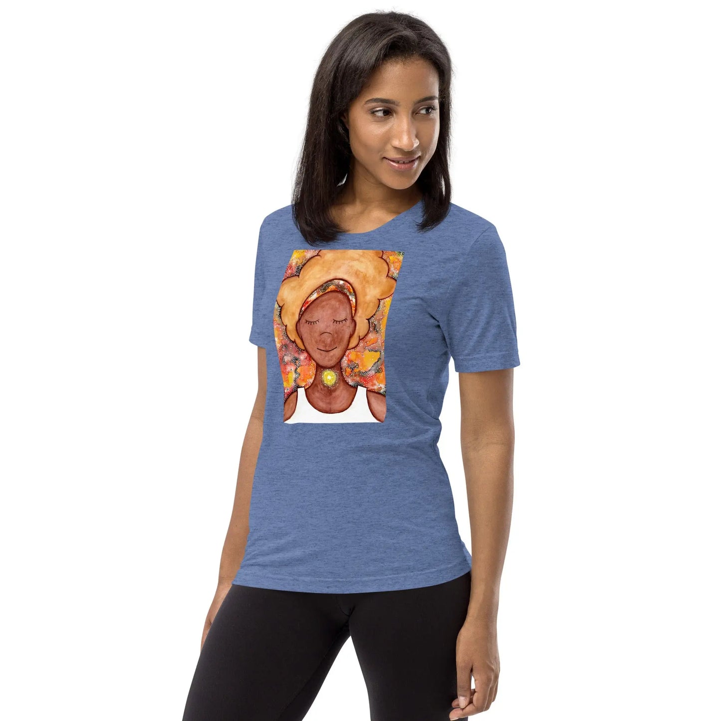 Unisex Tri-Blend T-shirt (the throat chakra)