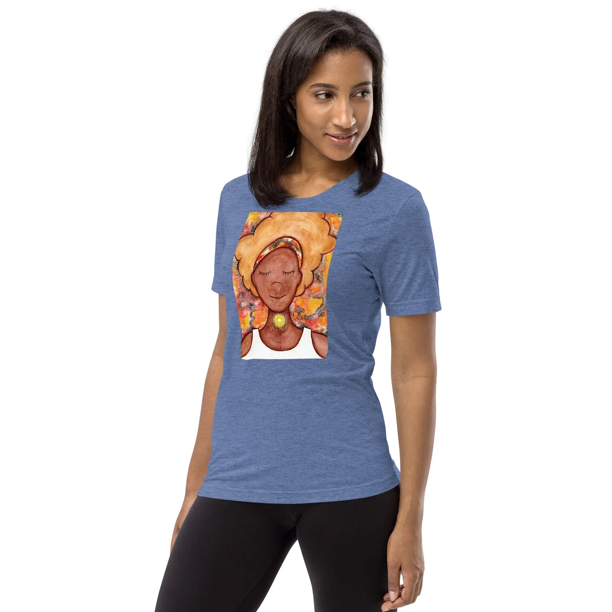 Unisex Tri-Blend T-shirt (the throat chakra)