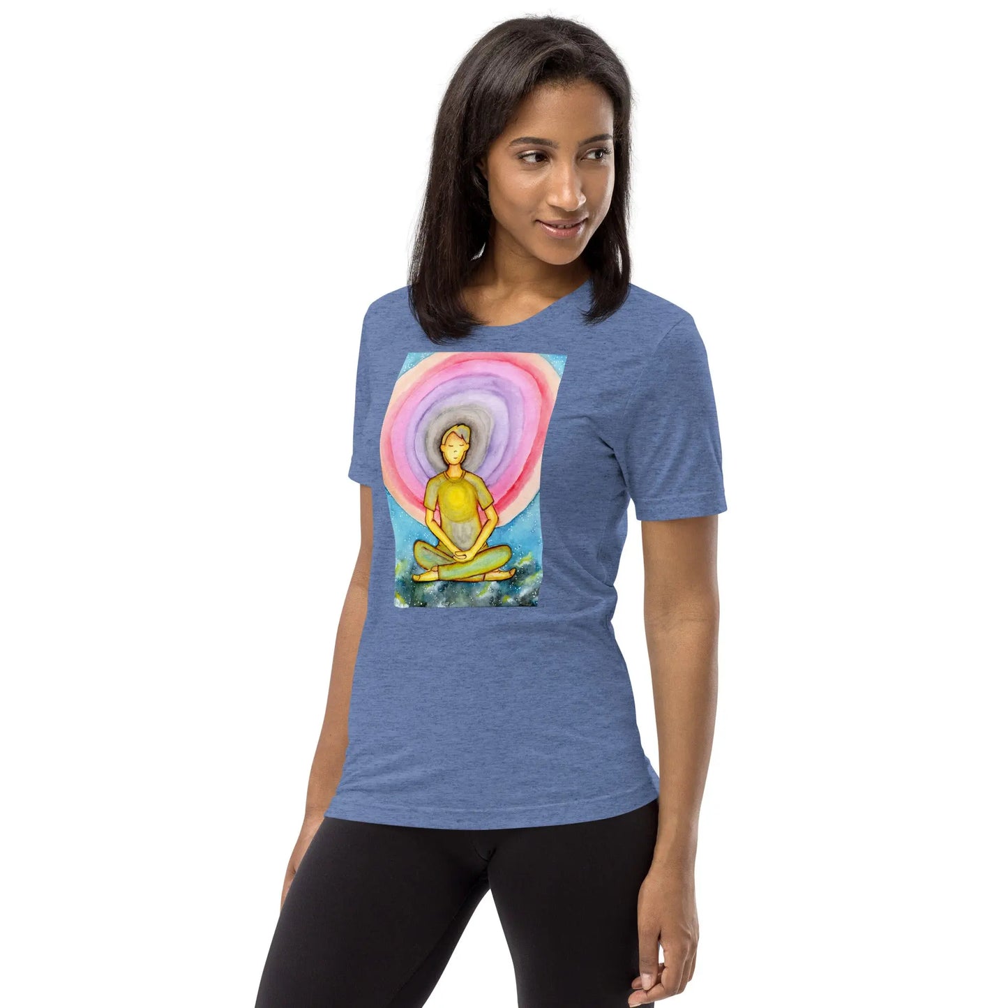 Unisex Tri-Blend T-shirt (the opening of the heart chakra)