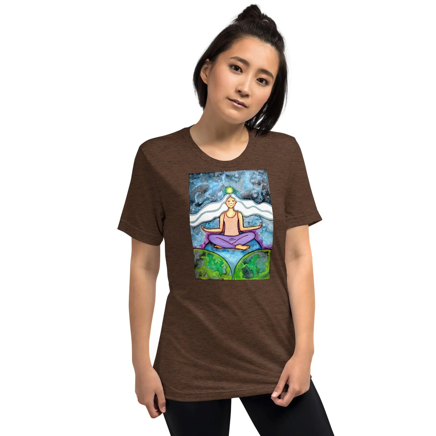 Unisex Tri-Blend T-shirt (the crown chakra)