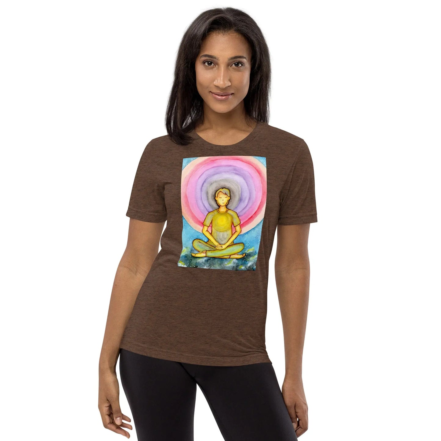Unisex Tri-Blend T-shirt (the opening of the heart chakra)