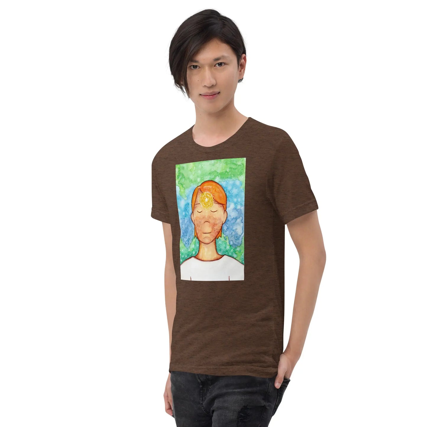 Unisex Tri-Blend T-shirt (the brow chakra)