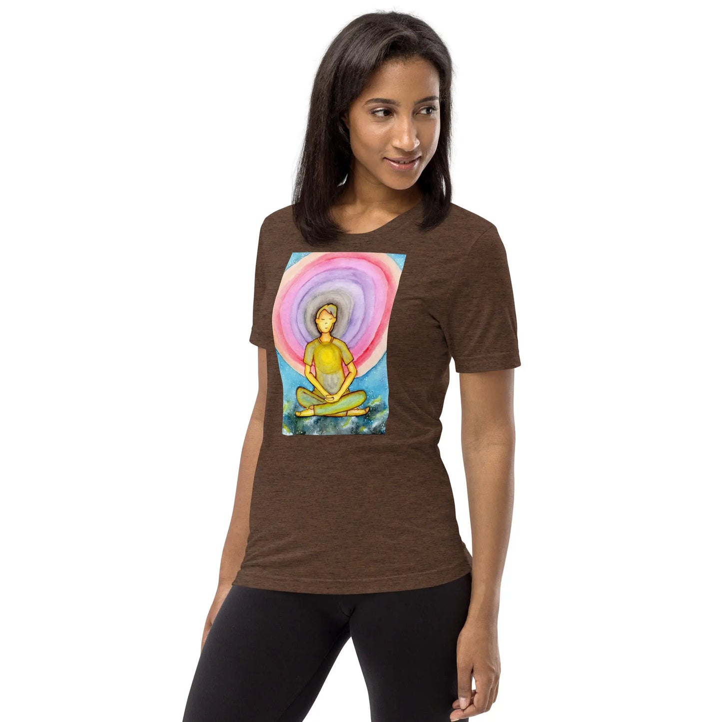 Unisex Tri-Blend T-shirt (the opening of the heart chakra)