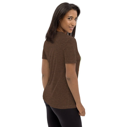 Unisex Tri-Blend T-shirt (meditating on a still flame)