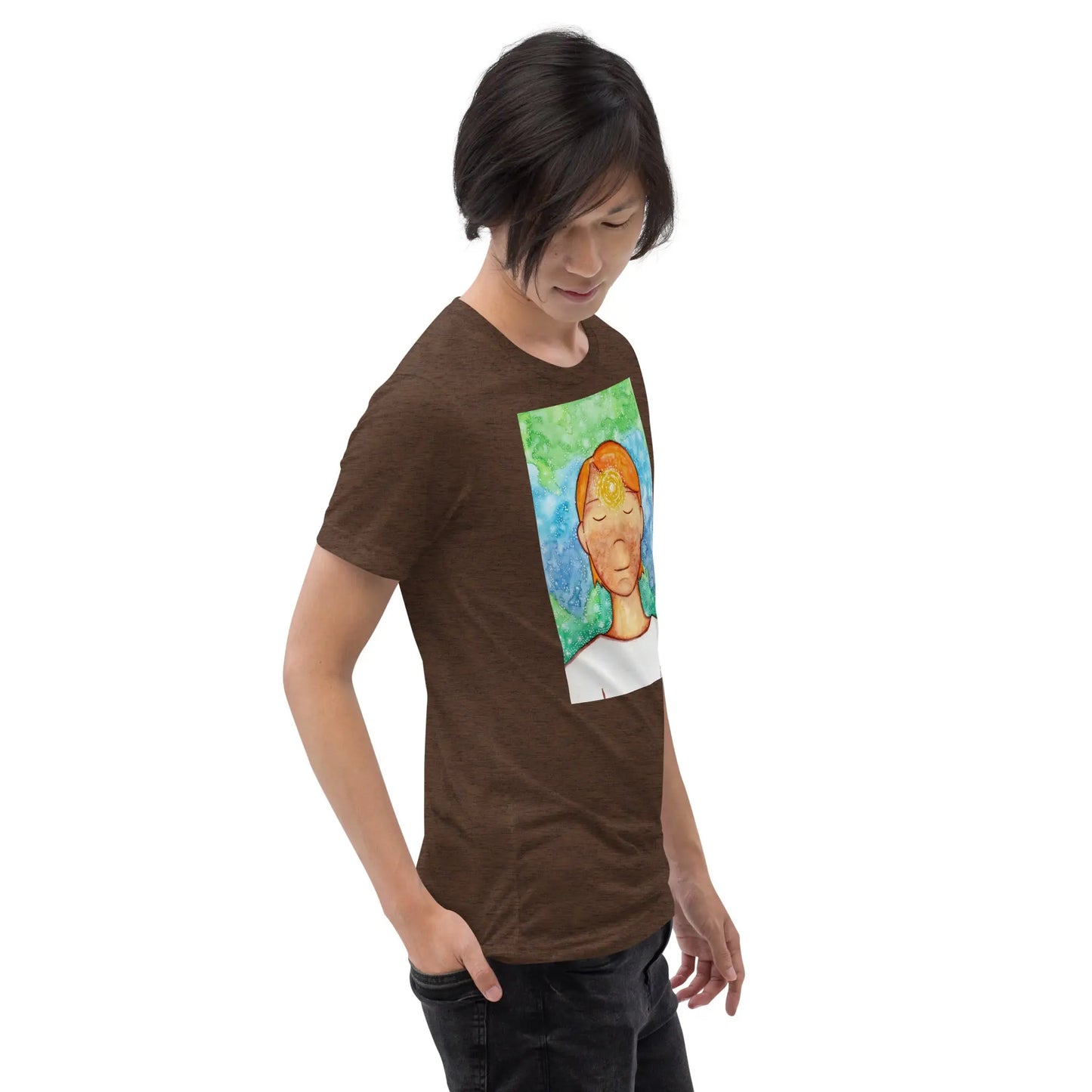 Unisex Tri-Blend T-shirt (the brow chakra)