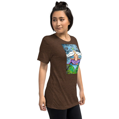 Unisex Tri-Blend T-shirt (the crown chakra)