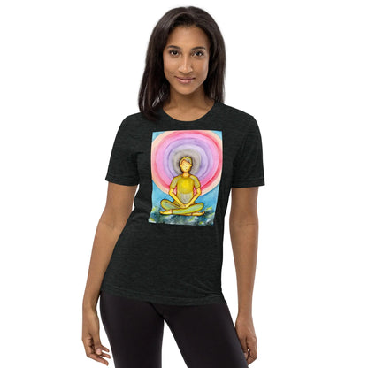 Unisex Tri-Blend T-shirt (the opening of the heart chakra)