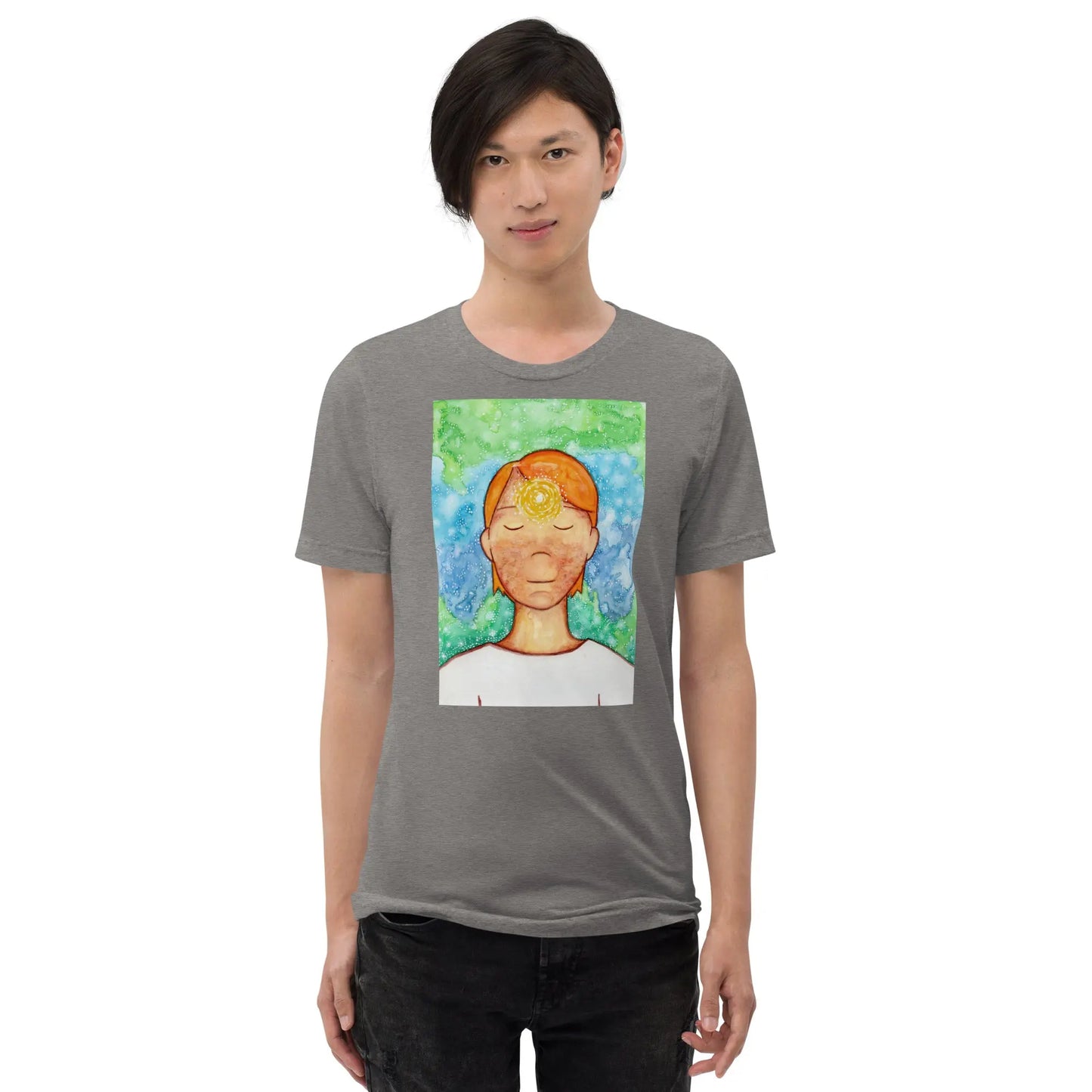 Unisex Tri-Blend T-shirt (the brow chakra)