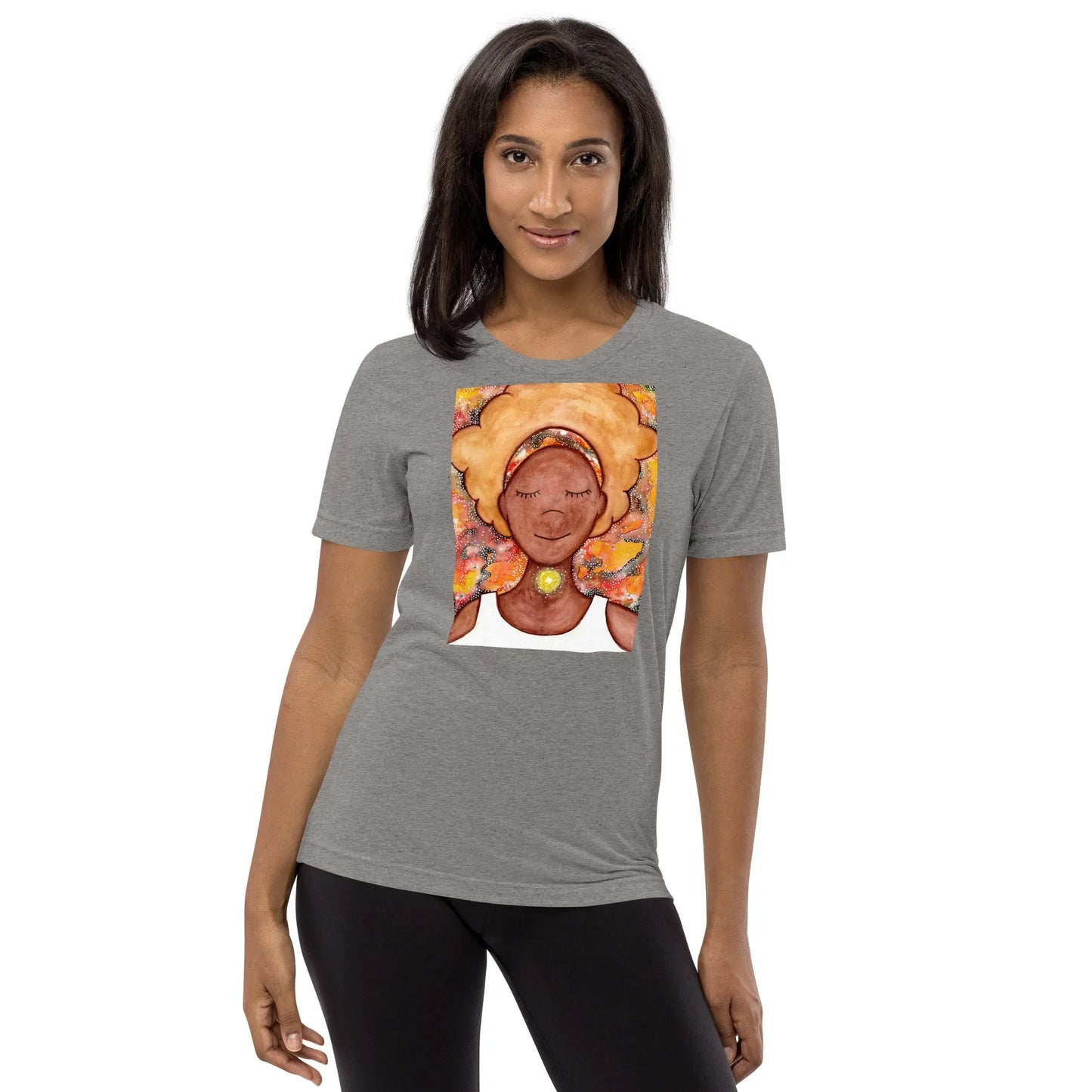 Unisex Tri-Blend T-shirt (the throat chakra)
