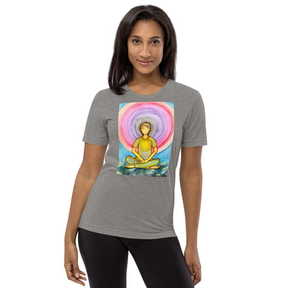 Unisex Tri-Blend T-shirt (the opening of the heart chakra)