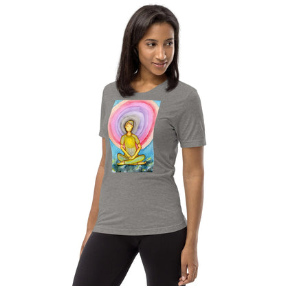 Unisex Tri-Blend T-shirt (the opening of the heart chakra)