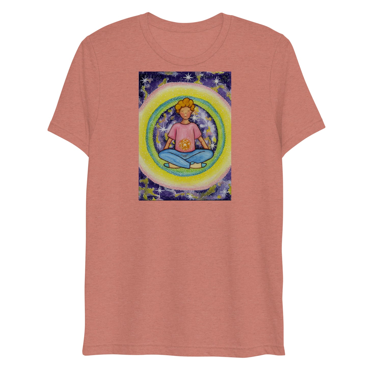 Unisex Tri-Blend T-Shirt (the solar plexus chakra)