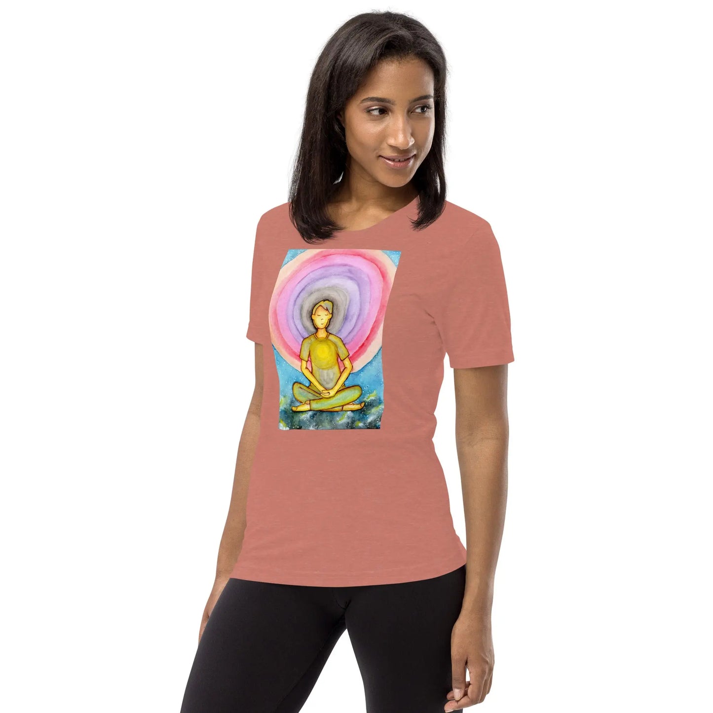 Unisex Tri-Blend T-shirt (the opening of the heart chakra)
