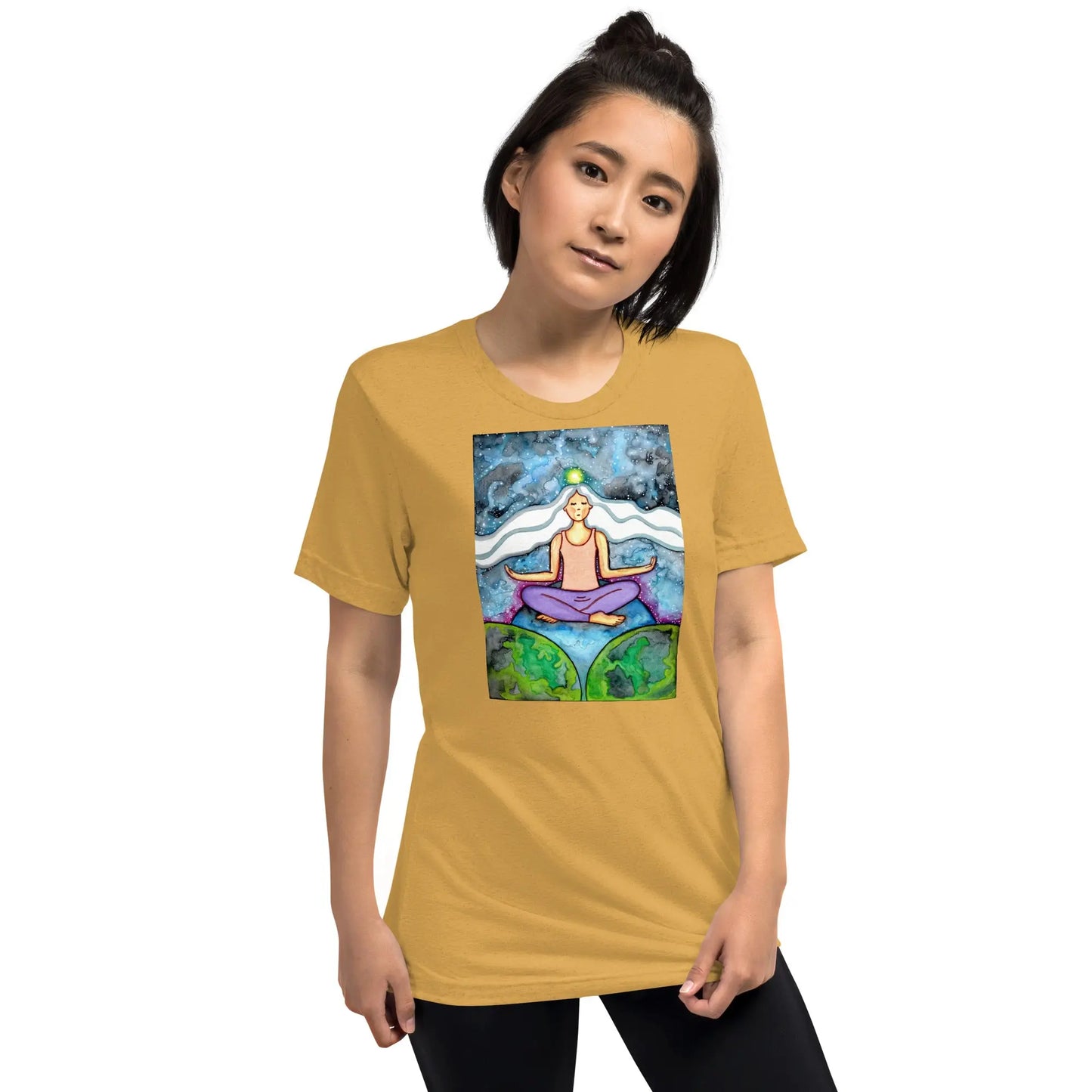 Unisex Tri-Blend T-shirt (the crown chakra)