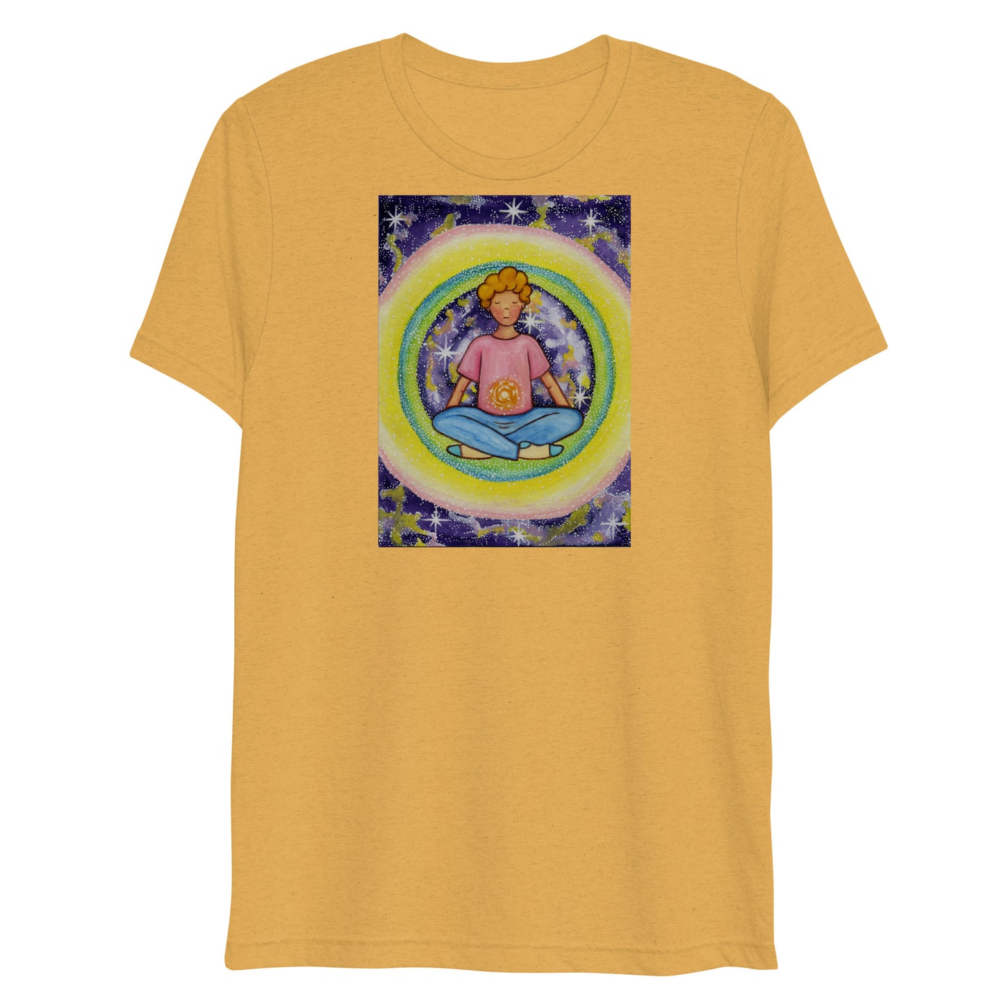 Unisex Tri-Blend T-Shirt (the solar plexus chakra)