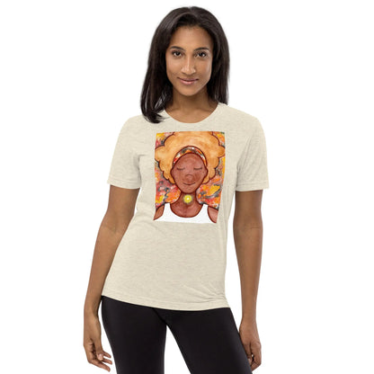 Unisex Tri-Blend T-shirt (the throat chakra)