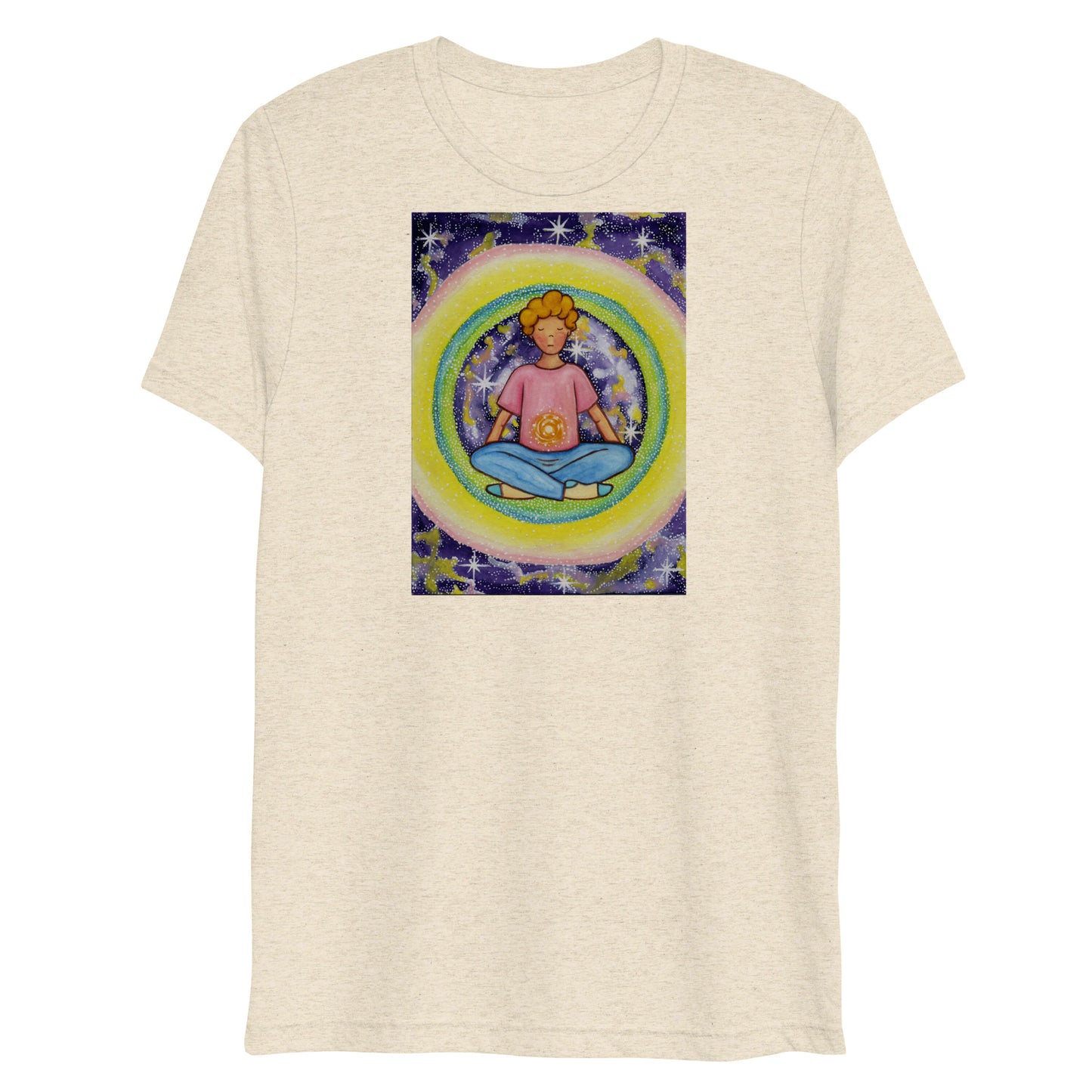 Unisex Tri-Blend T-Shirt (the solar plexus chakra)