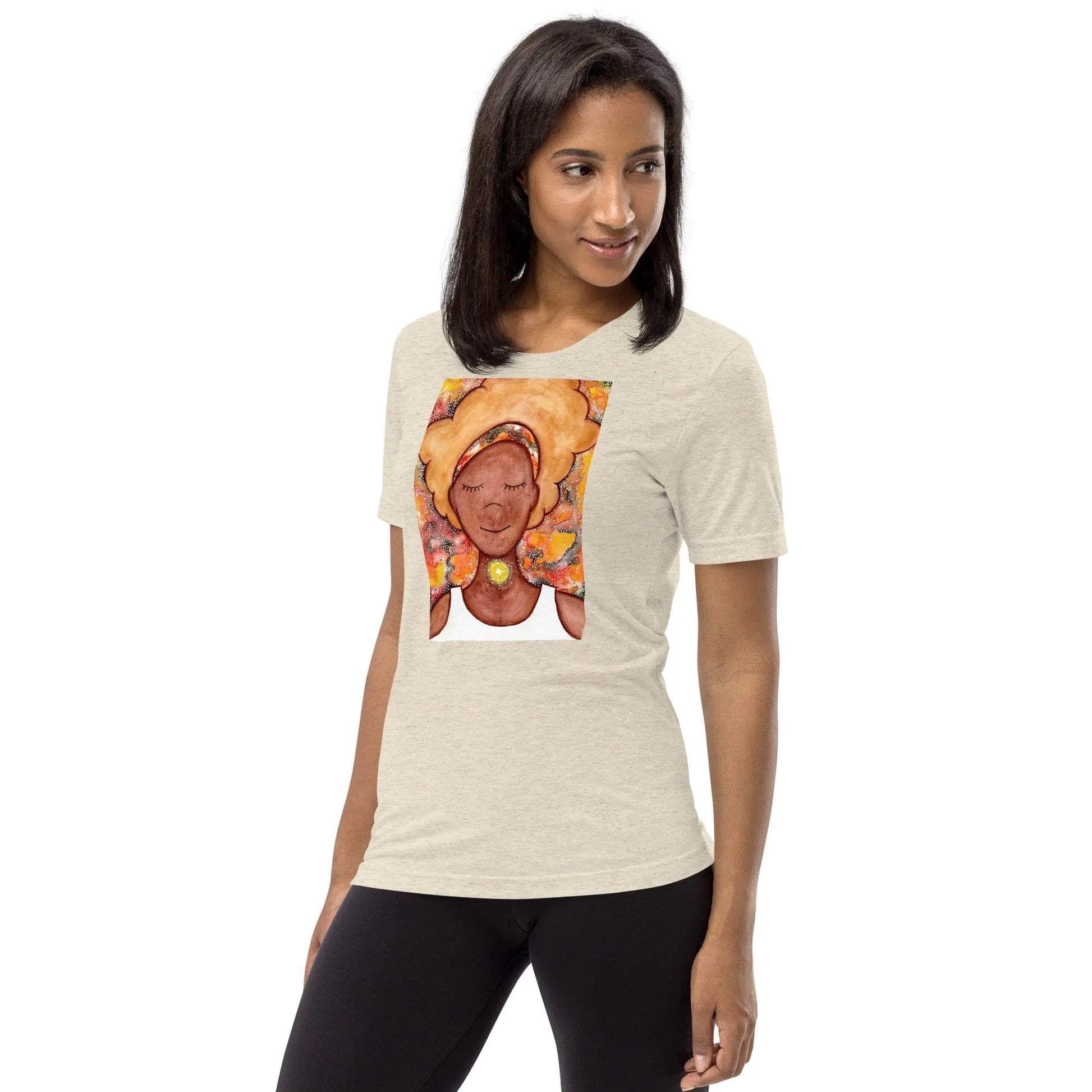Unisex Tri-Blend T-shirt (the throat chakra)
