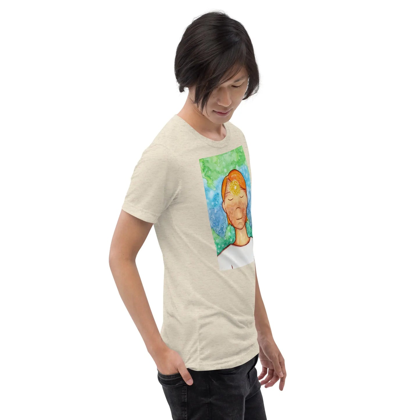 Unisex Tri-Blend T-shirt (the brow chakra)
