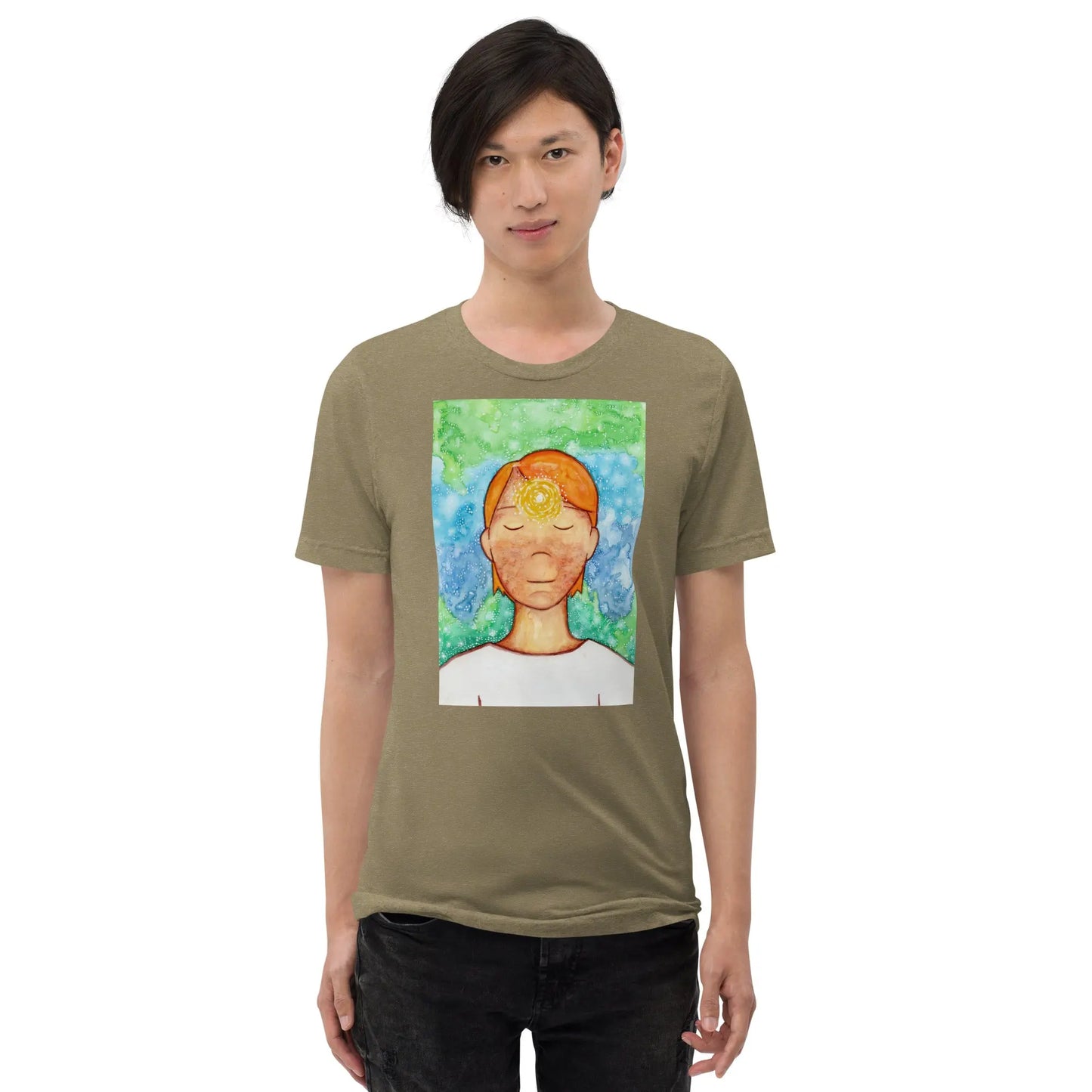 Unisex Tri-Blend T-shirt (the brow chakra)