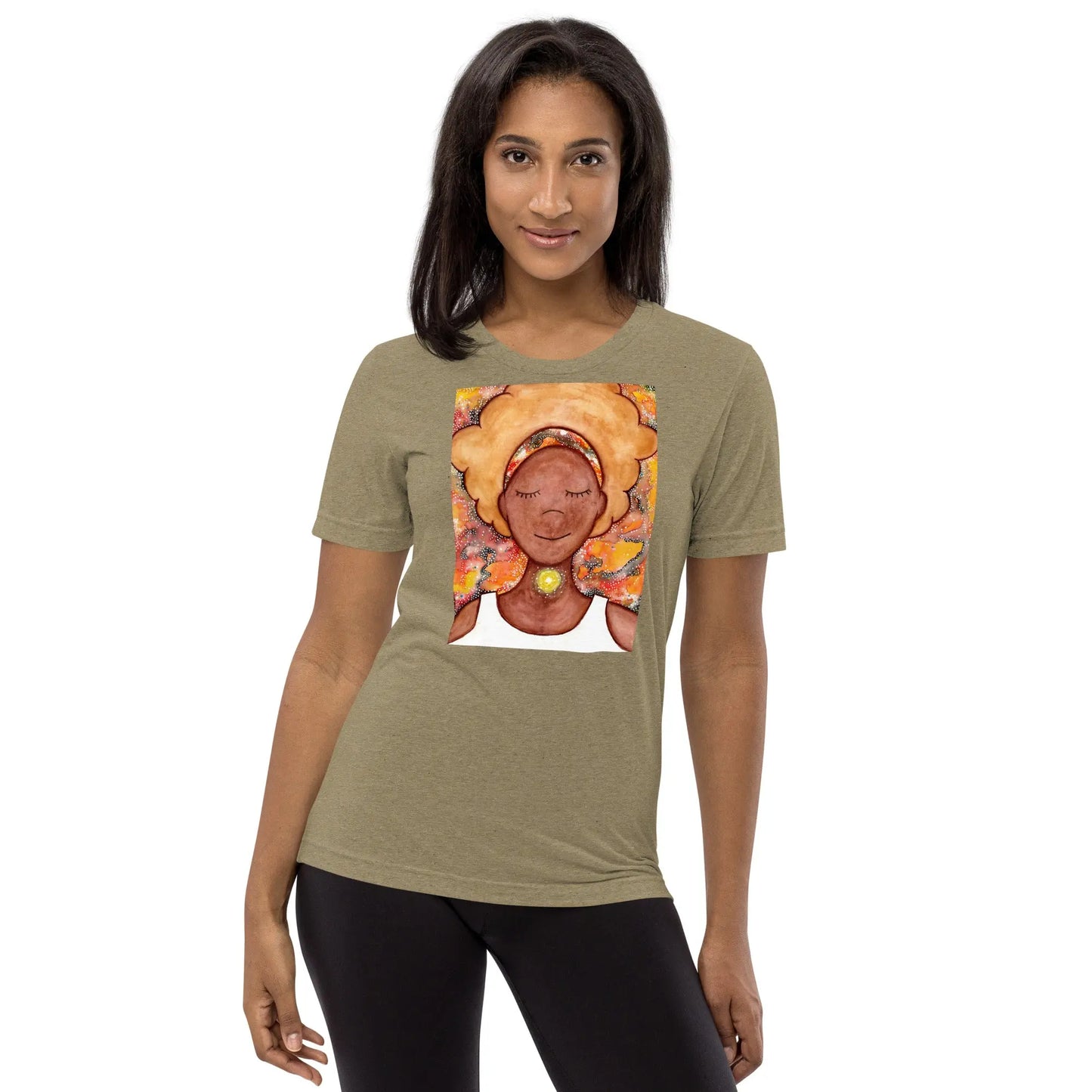Unisex Tri-Blend T-shirt (the throat chakra)