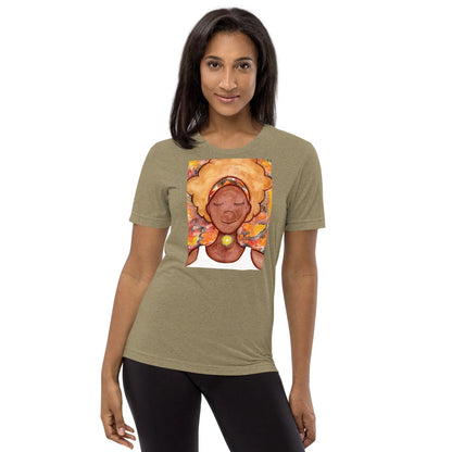 Unisex Tri-Blend T-shirt (the throat chakra)