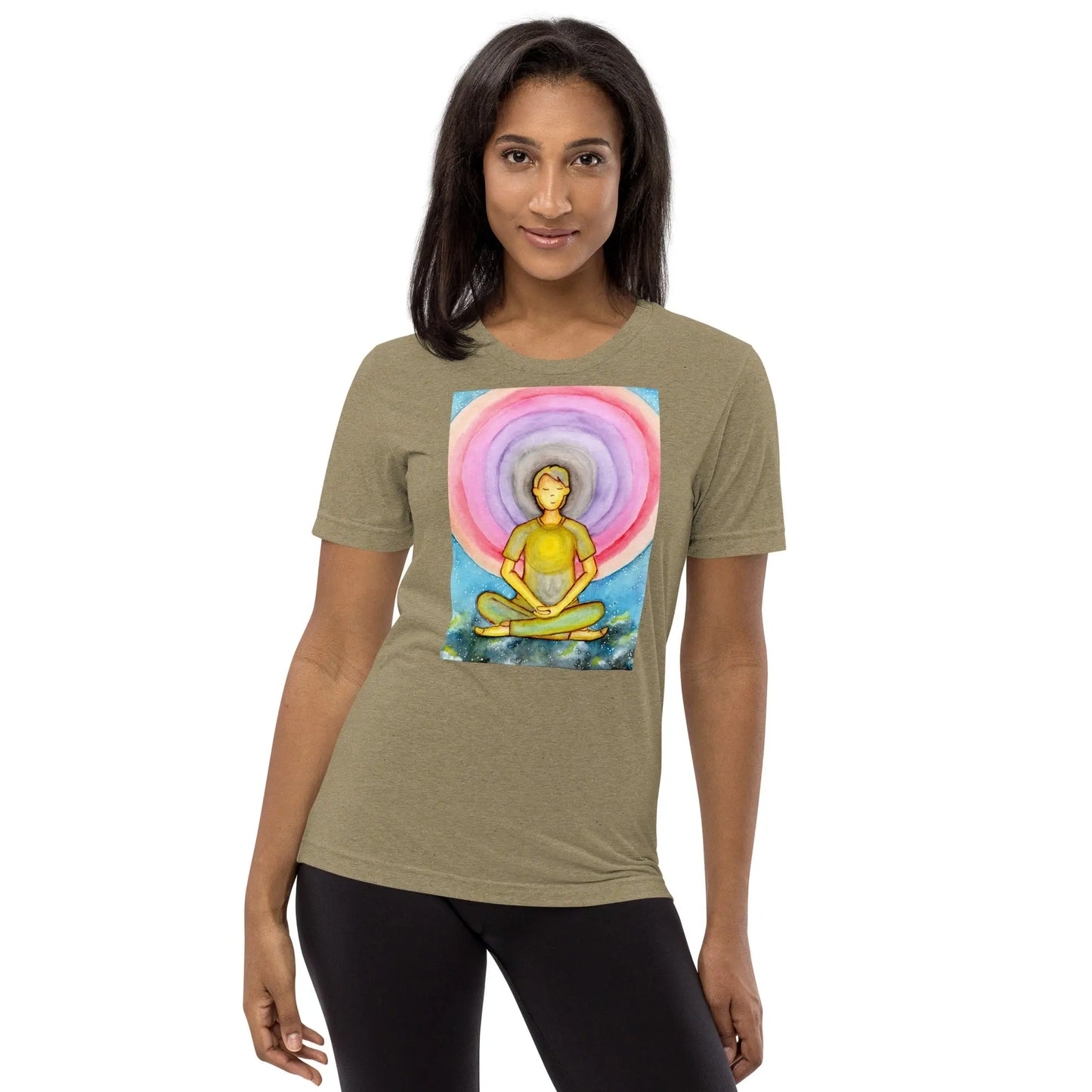 Unisex Tri-Blend T-shirt (the opening of the heart chakra)