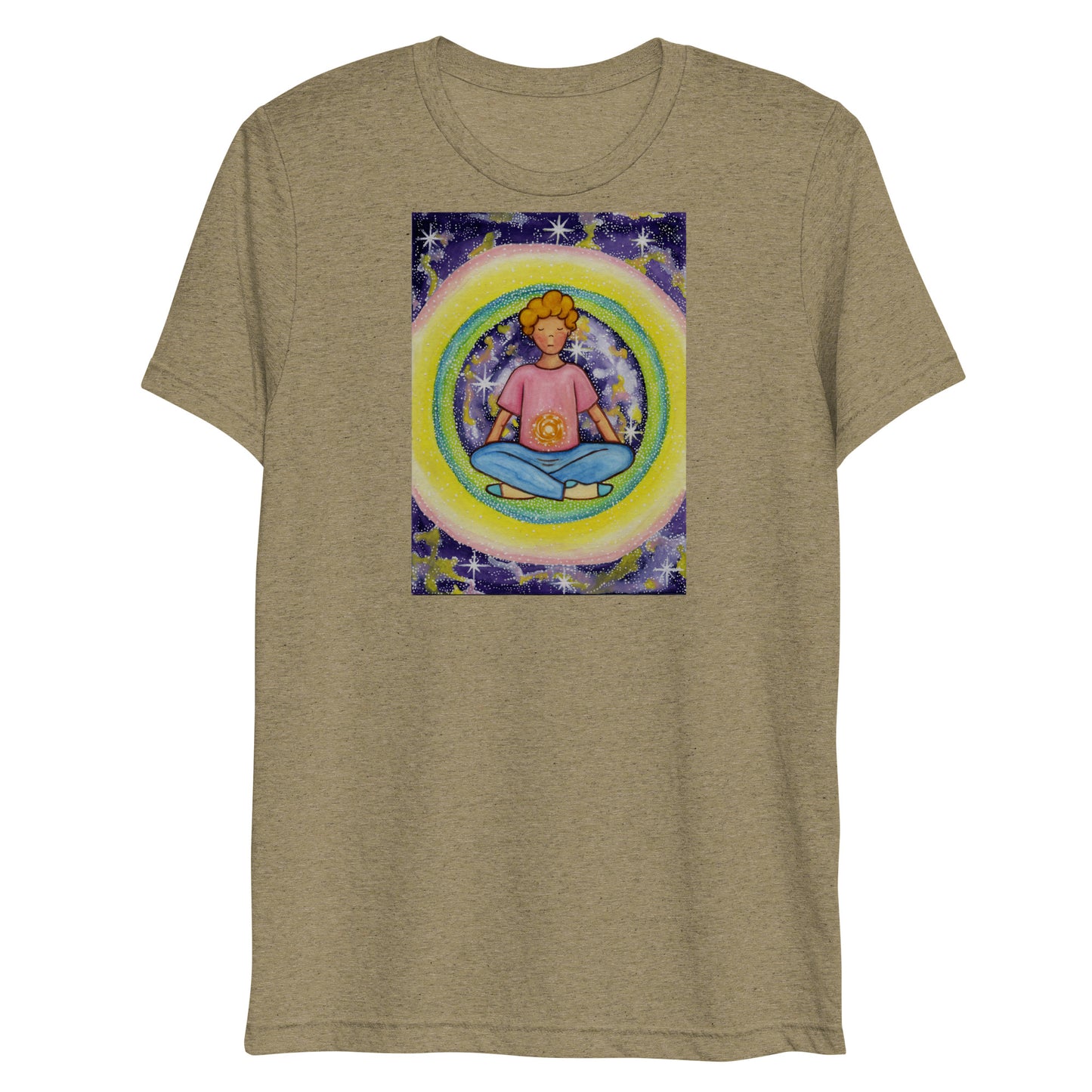 Unisex Tri-Blend T-Shirt (the solar plexus chakra)