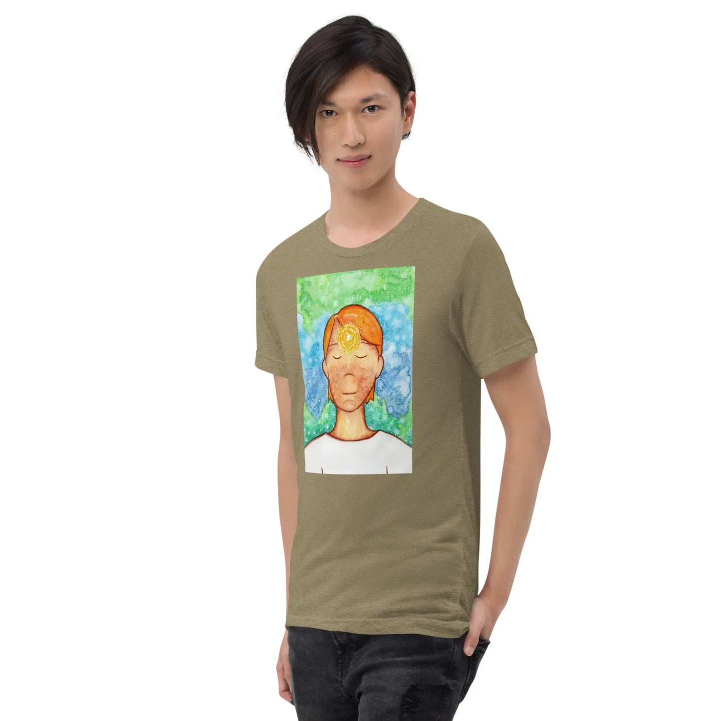 Unisex Tri-Blend T-shirt (the brow chakra)
