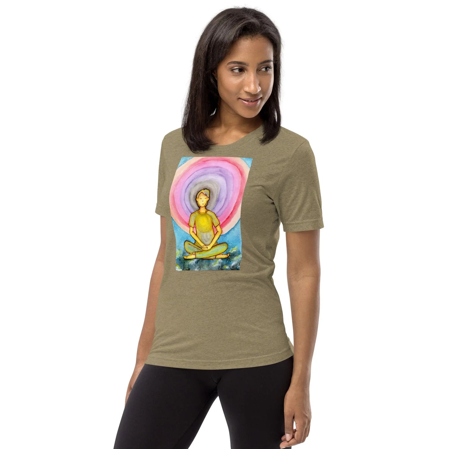 Unisex Tri-Blend T-shirt (the opening of the heart chakra)