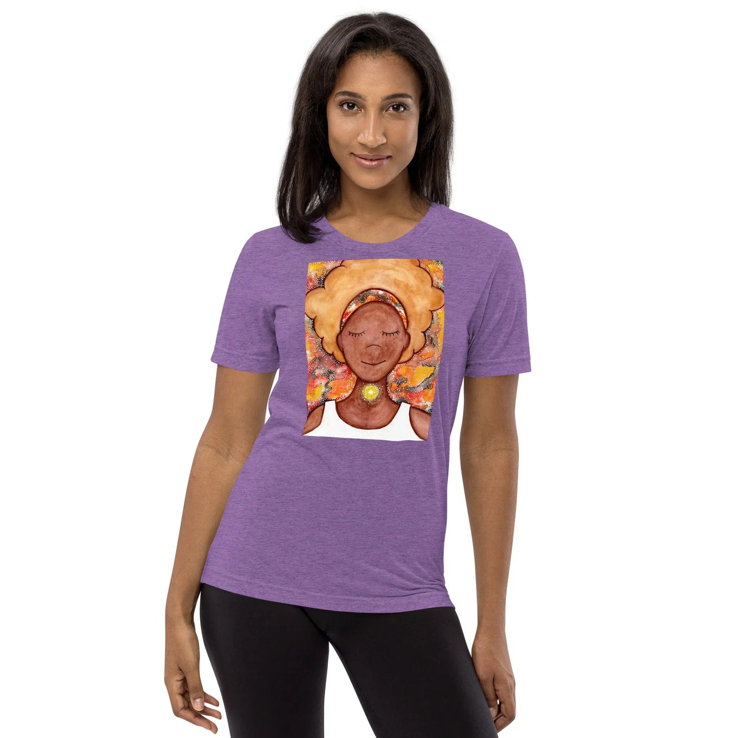 Unisex Tri-Blend T-shirt (the throat chakra)