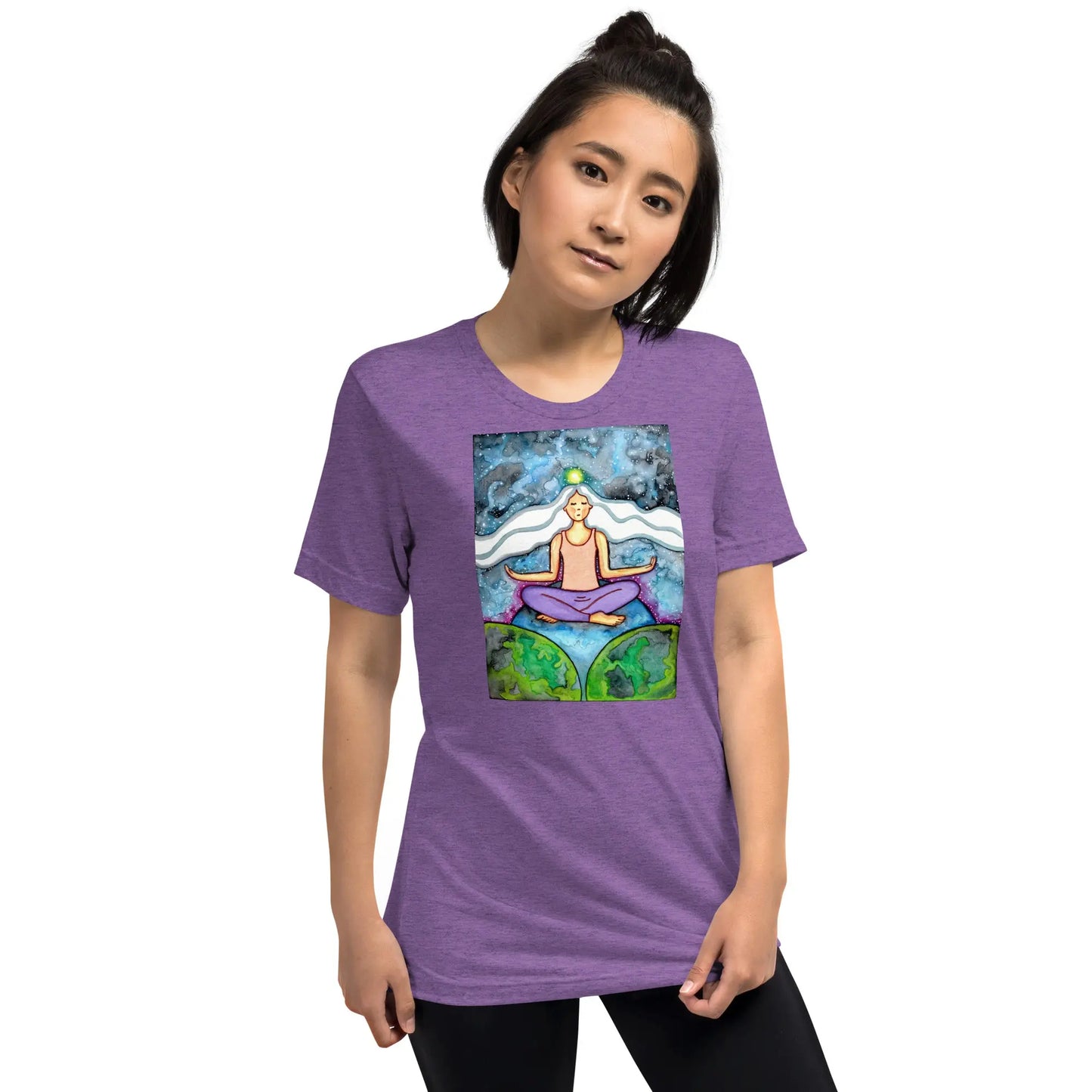 Unisex Tri-Blend T-shirt (the crown chakra)