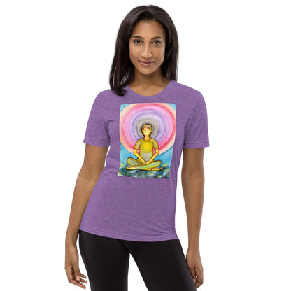 Unisex Tri-Blend T-shirt (the opening of the heart chakra)