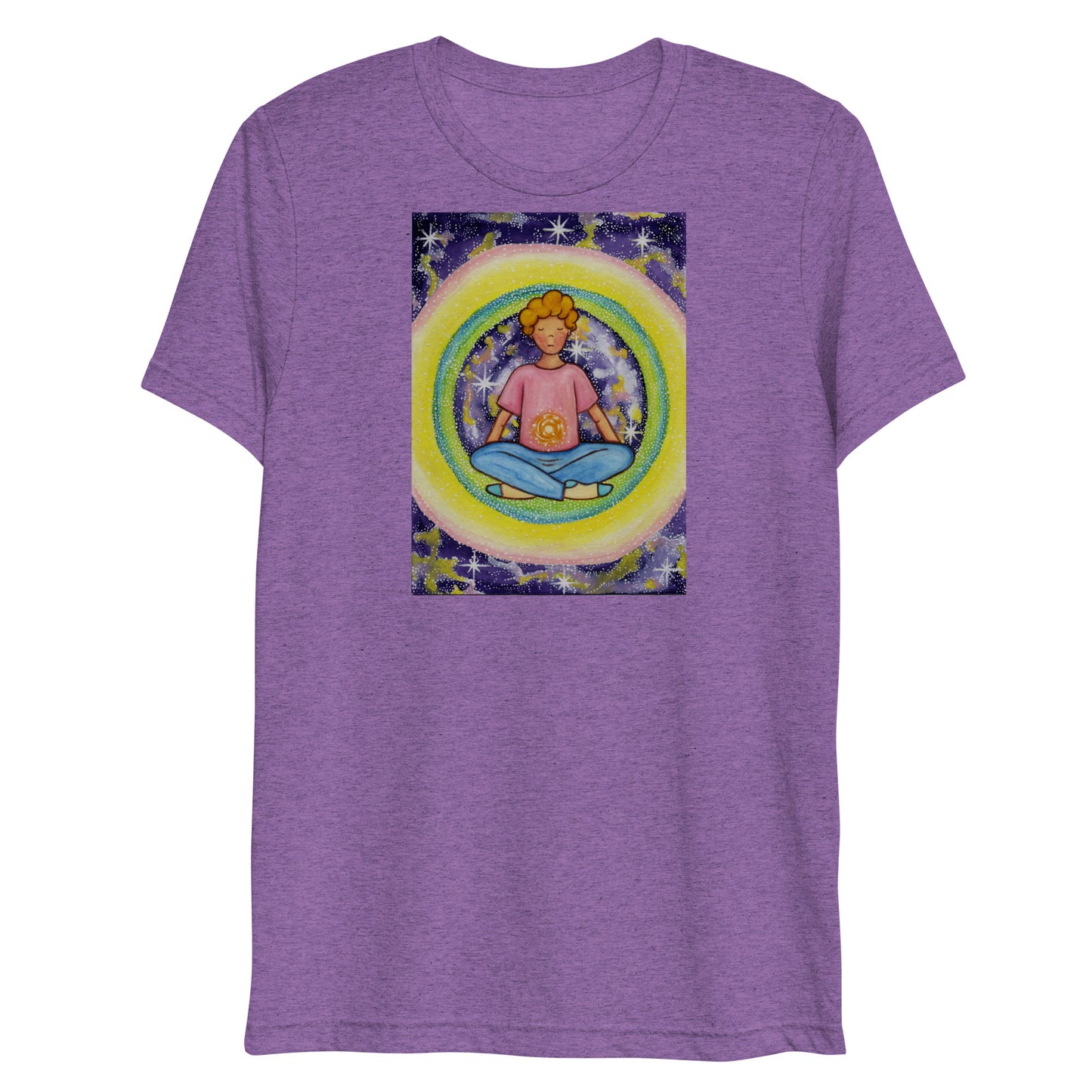 Unisex Tri-Blend T-Shirt (the solar plexus chakra)