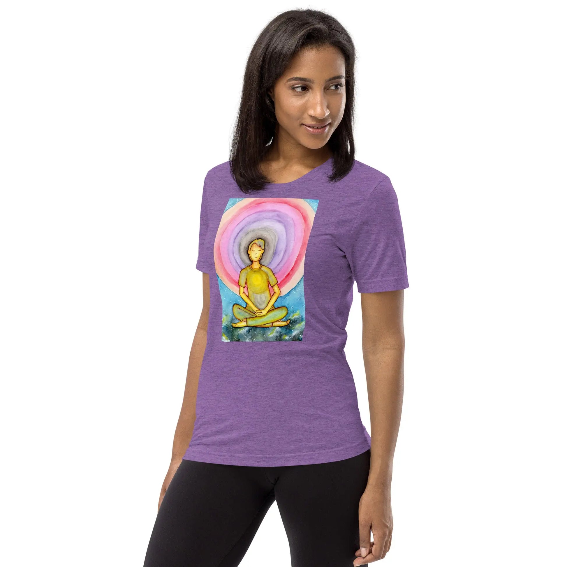 Unisex Tri-Blend T-shirt (the opening of the heart chakra)