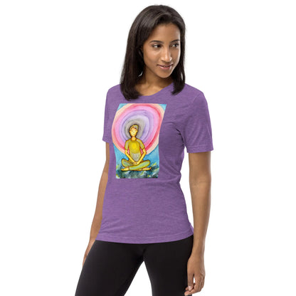 Unisex Tri-Blend T-shirt (the opening of the heart chakra)