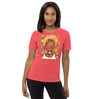 Unisex Tri-Blend T-shirt (the throat chakra)