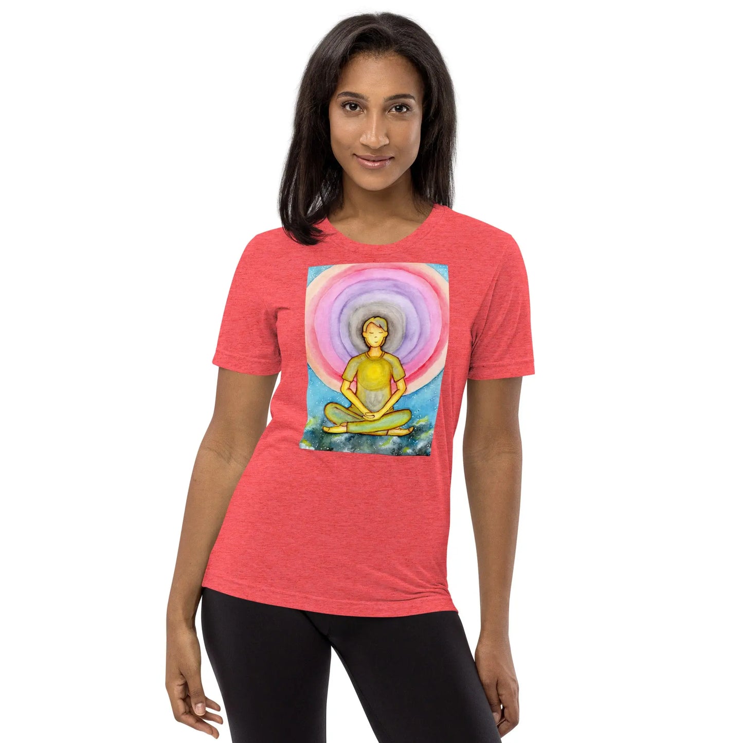 Unisex Tri-Blend T-shirt (the opening of the heart chakra)