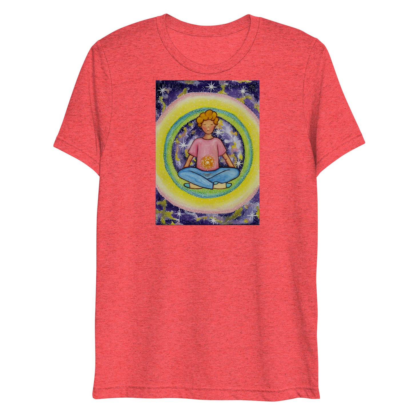 Unisex Tri-Blend T-Shirt (the solar plexus chakra)
