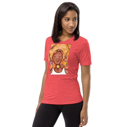 Unisex Tri-Blend T-shirt (the throat chakra)