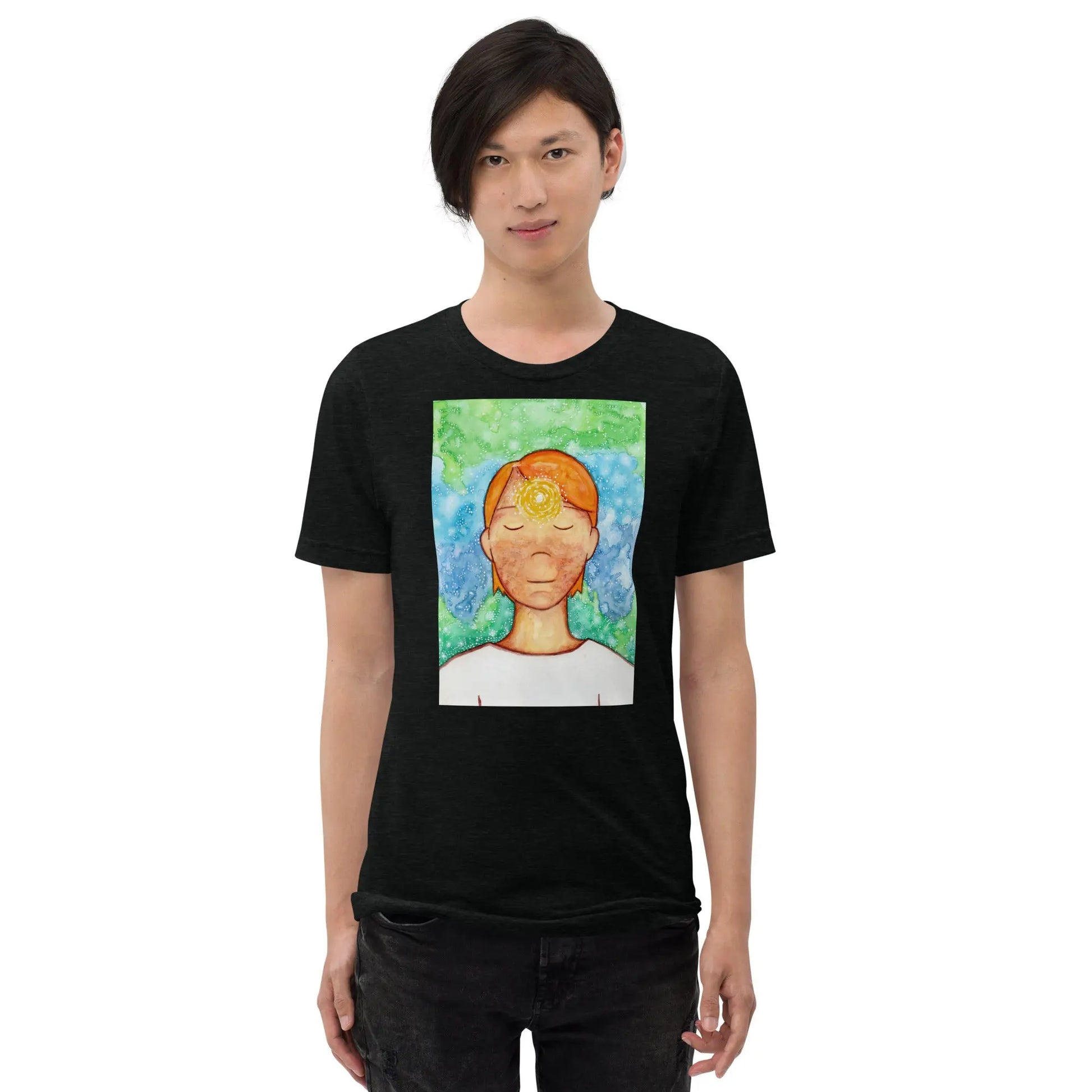 Unisex Tri-Blend T-shirt (the brow chakra)