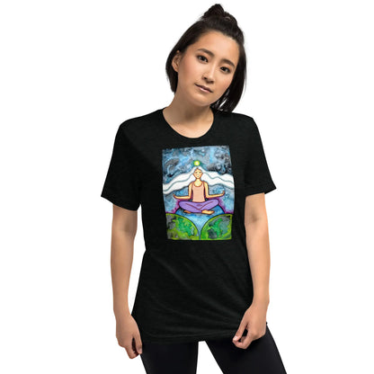 Unisex Tri-Blend T-shirt (the crown chakra)