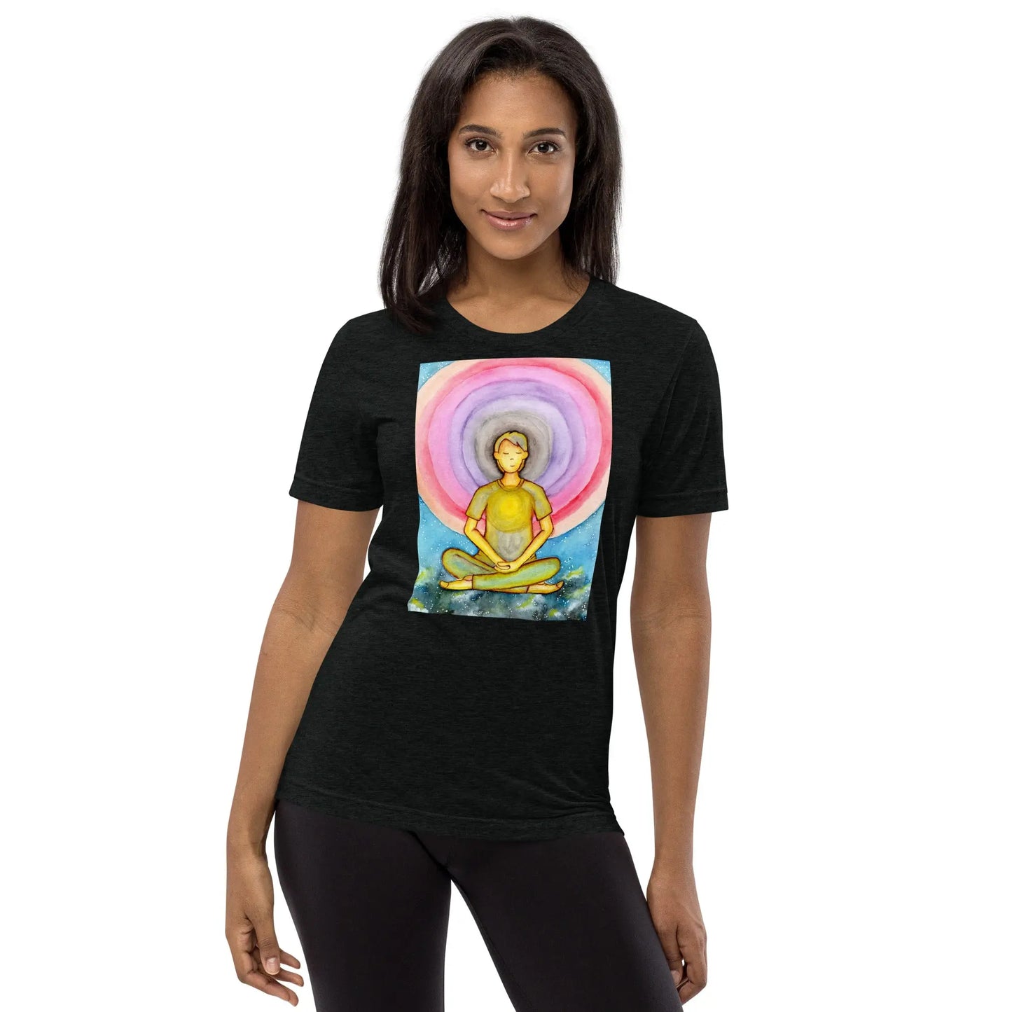 Unisex Tri-Blend T-shirt (the opening of the heart chakra)